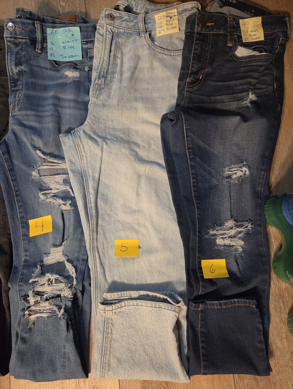 11 Pair American Eagle Outfitters One Pair Old Navy (White) Size 12 - Picture 5 of 7